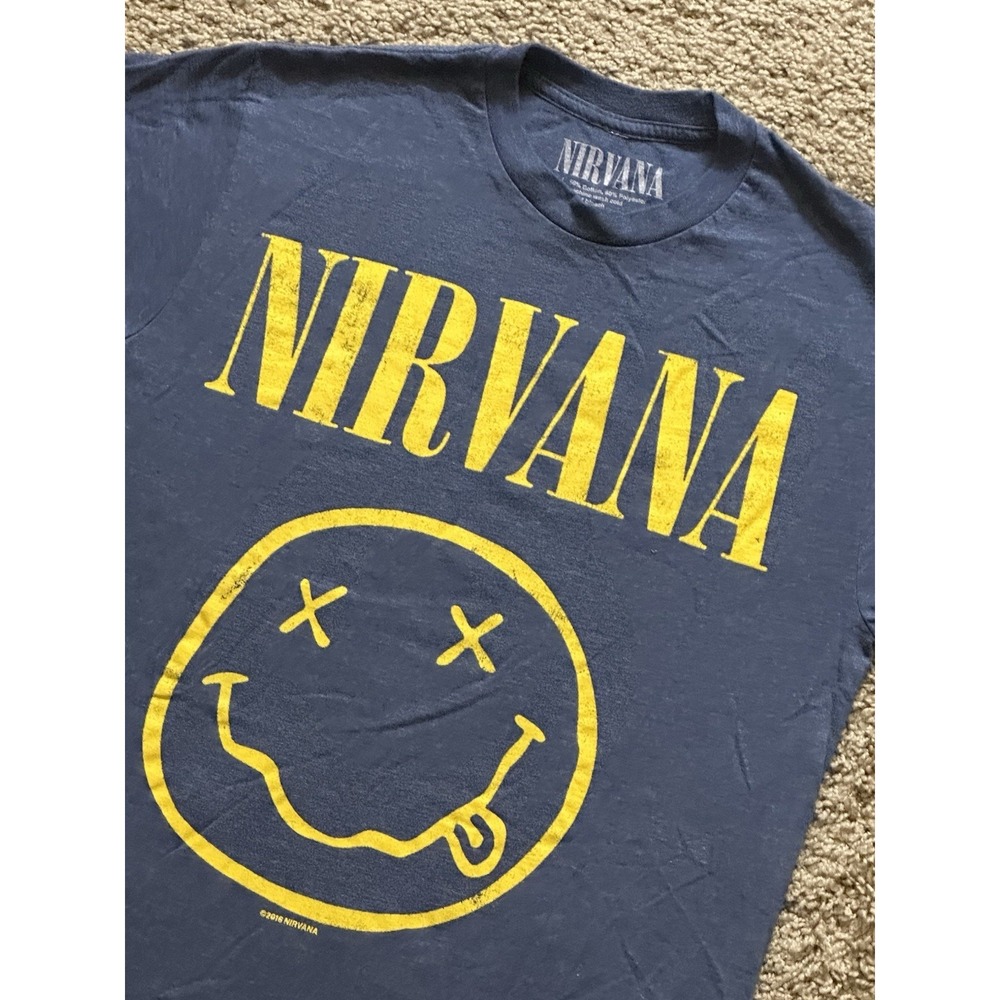 Adult Nirvana Short Sleeve Graphic Shirt - Small
